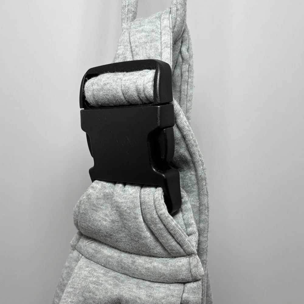 Gray pet carrier bag