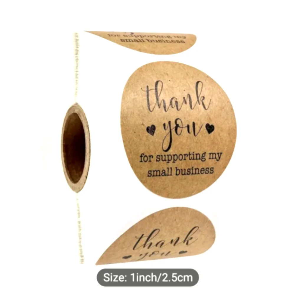 🔥500 Kraft Labels 