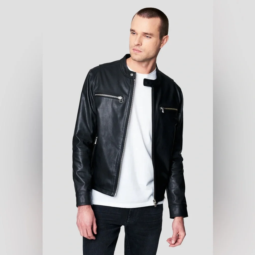 BlankNYC 100% Goatskin Leather Jacket - INTOXICATING JACKET in Black