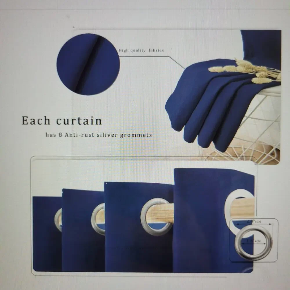 Wontex blackout curtains