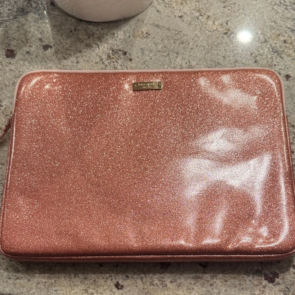 Glittery Pink Laptop Sleeve