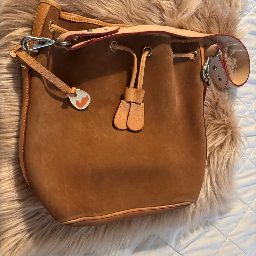 Elegant Brown Leather Hobo Bag