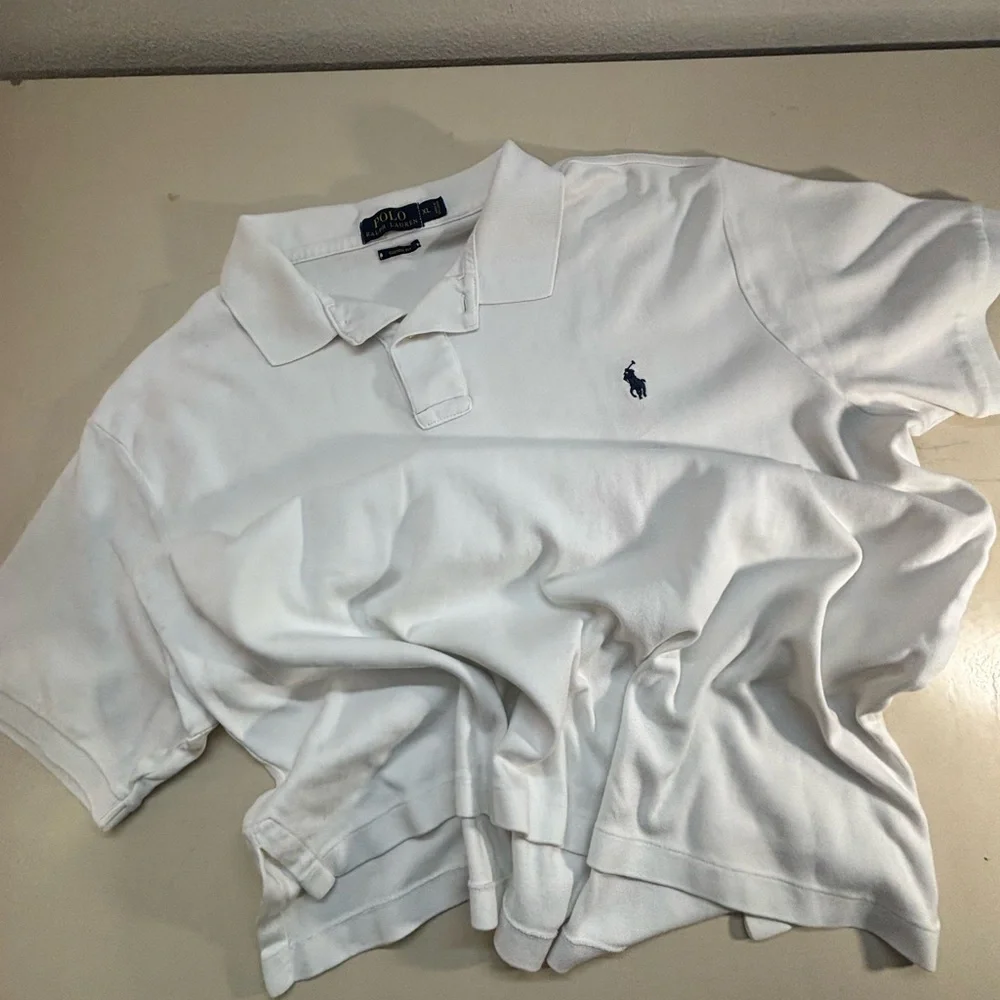 Ralph Lauren White Polo Shirt