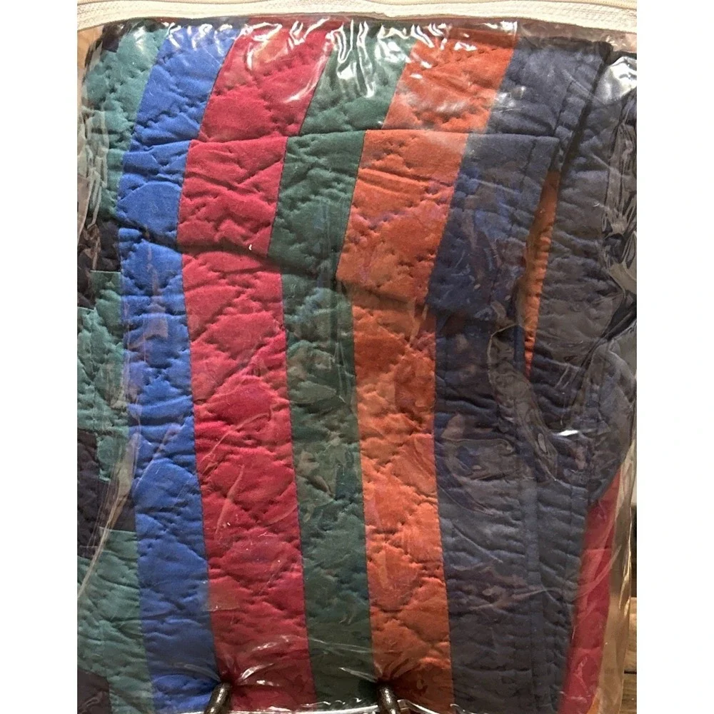 Britannica Home Collection Desert Jewel Hand Sewn Quilt Throw Wall Hanging 50x60