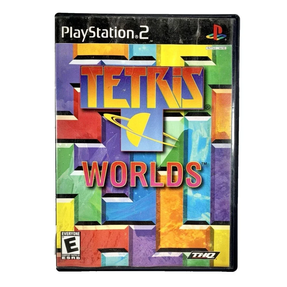 Tetris Worlds Sony PlayStation 2 Vintage 2002 THQ Complete with Manual Tested