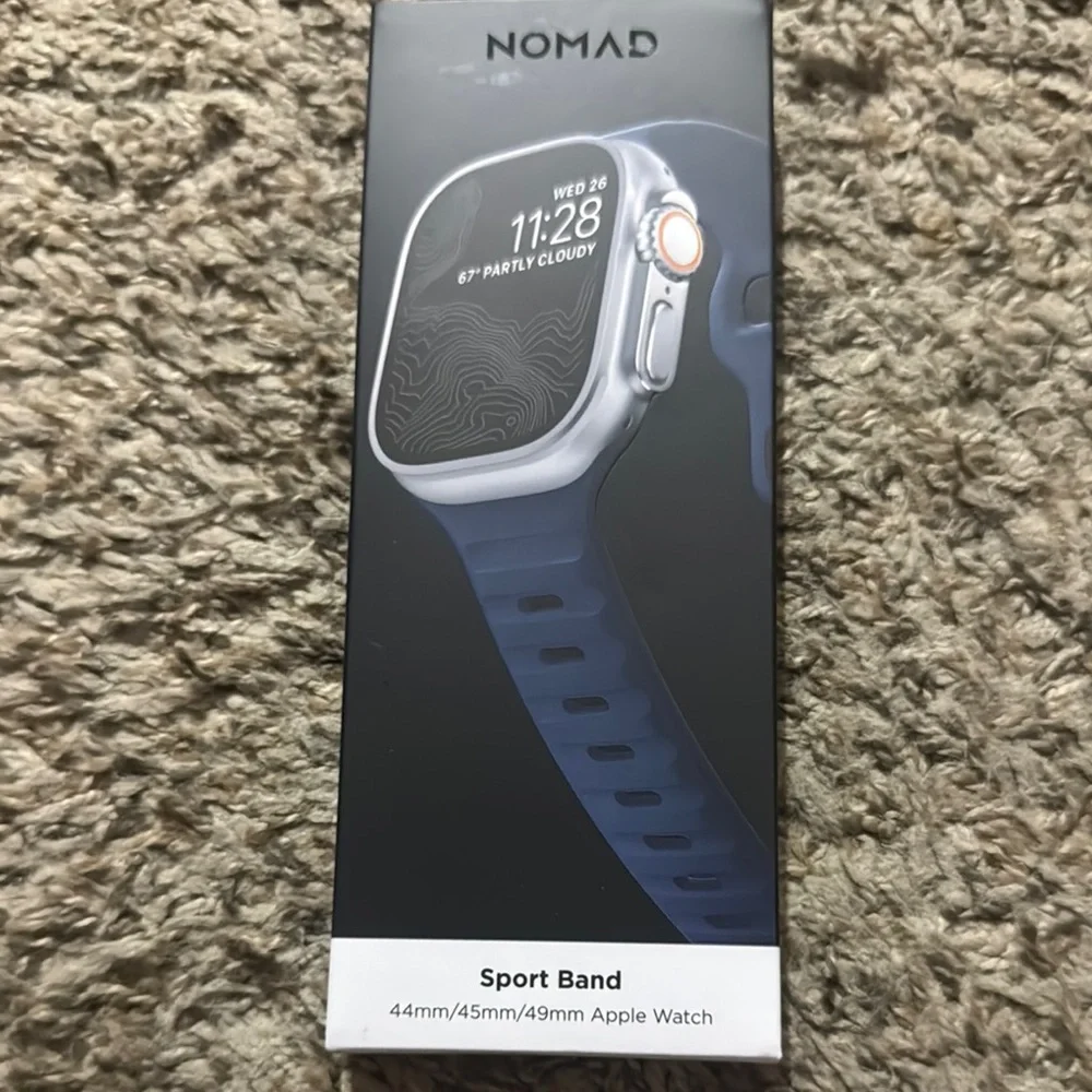 Nomad limited editions Atlantic Blue Sports Band for Apple Watch
