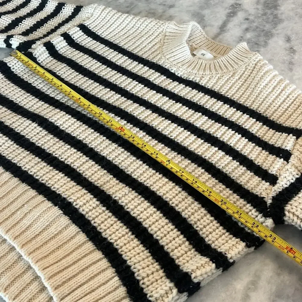H&M oversized stripe
