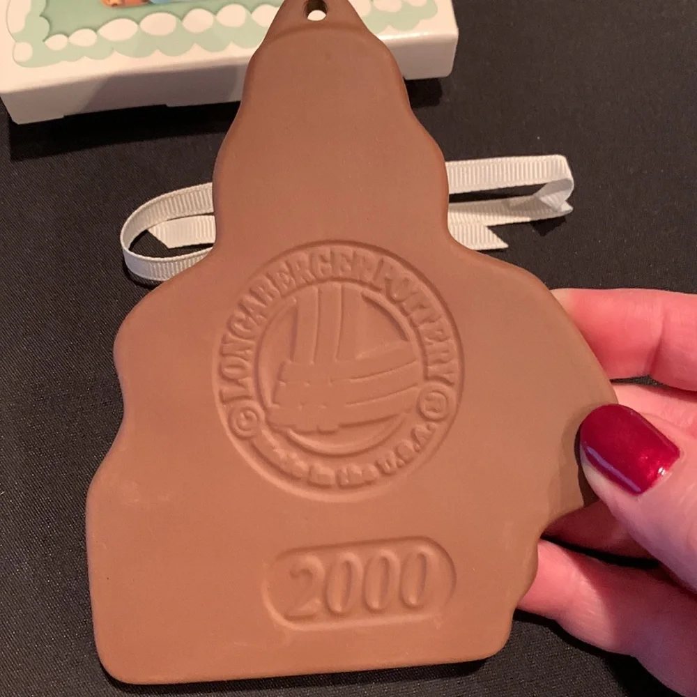 Longaberger 2000 Roger and Ginger Cookie Molds w/Boxes. NEW