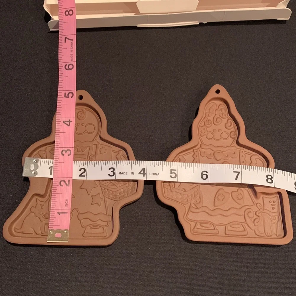 Longaberger 2000 Roger and Ginger Cookie Molds w/Boxes. NEW