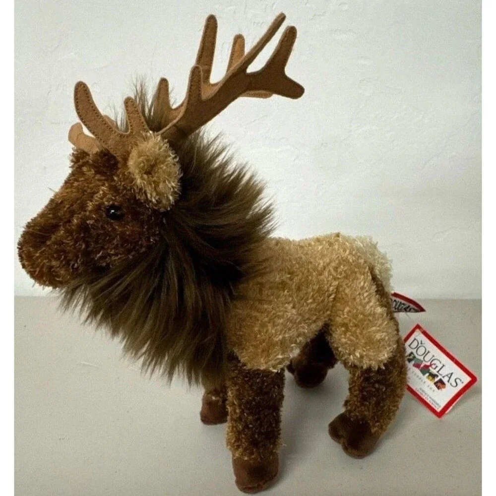 Douglas Moose Plush Stuffed Animal Soft Cuddle Toy