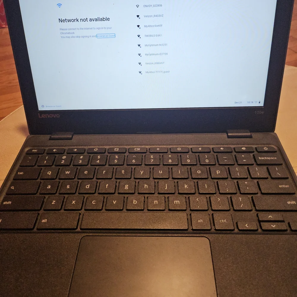 Chromebook Black Laptop