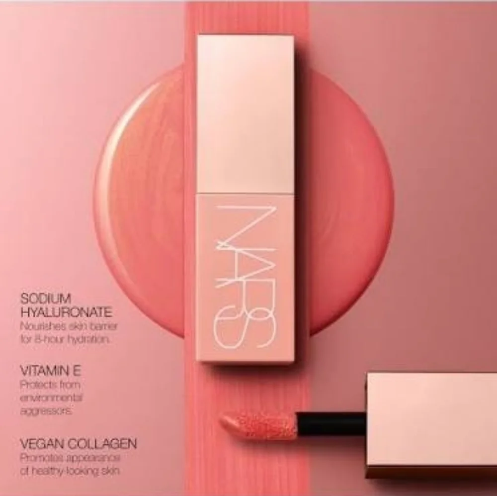 NARS AFTERGLOW LIQUID Blush- Secret Lover - WATERMELON PINK