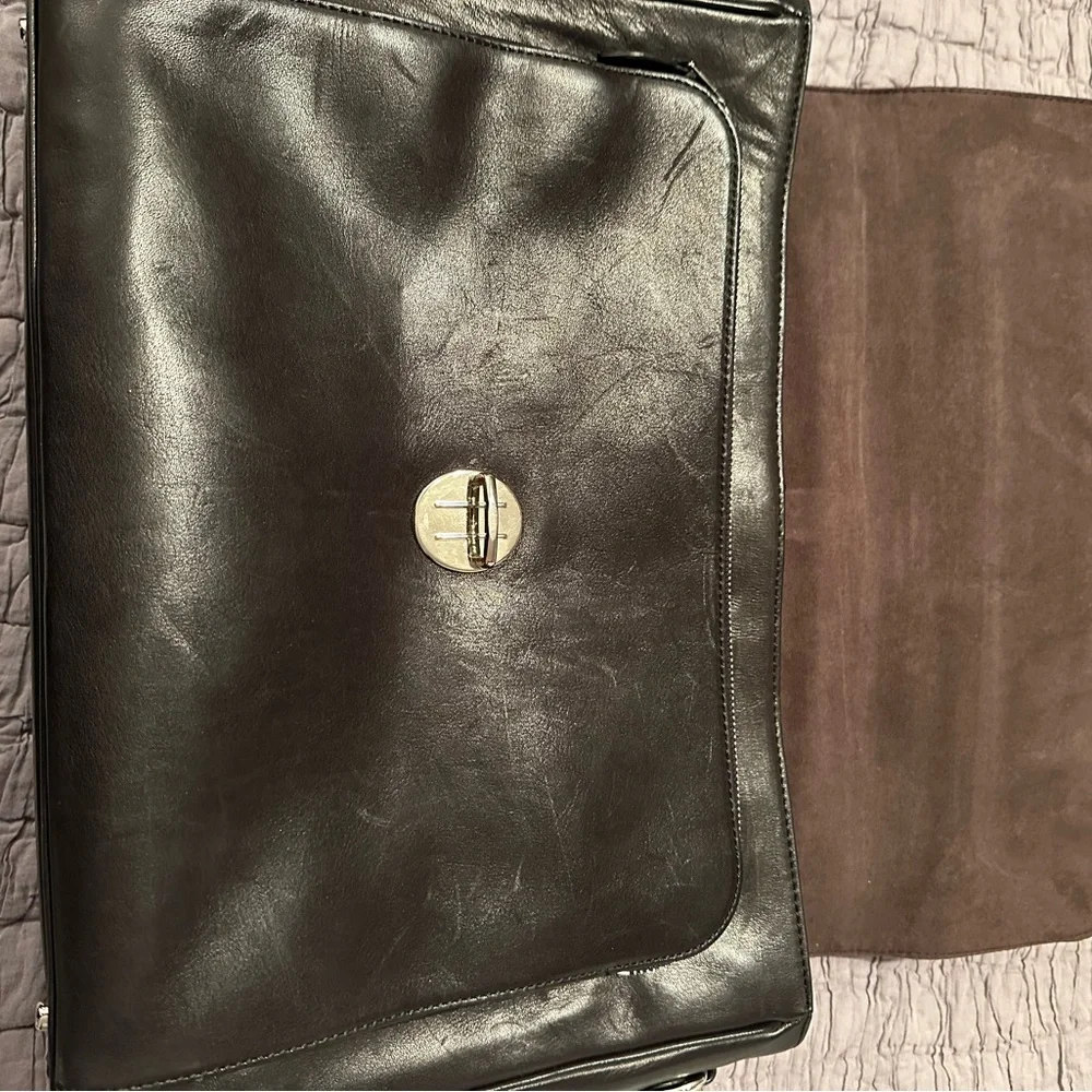 Coach black functionality strap