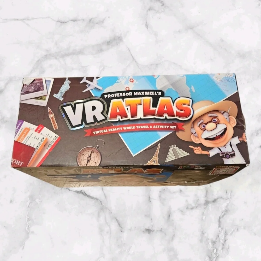 Professor Maxwell's VR Atlas - Virtual Reality Kids Science Kit, Book and Int...