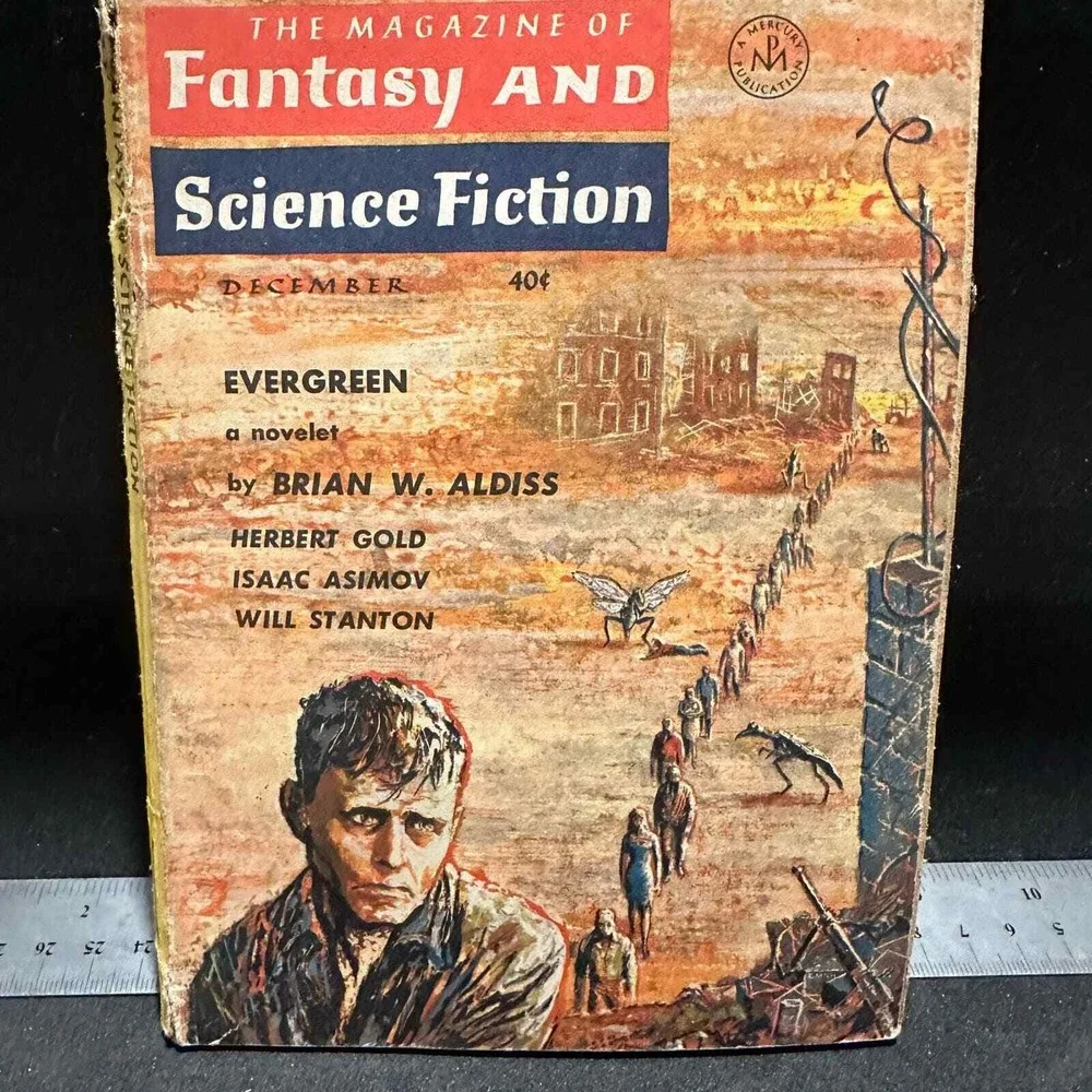 The Magazine of Fantasy and Science Fiction Dec 1962 Brian W Aldiss Isaac Asimov