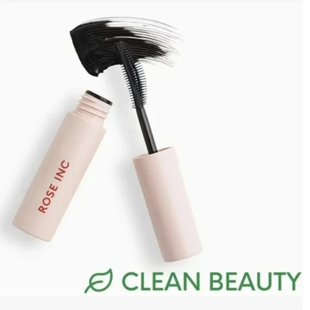 *3/15* NEW Rose Inc Travel Size Ultra-Black Lash Lift Serum Mascara Clean Beauty