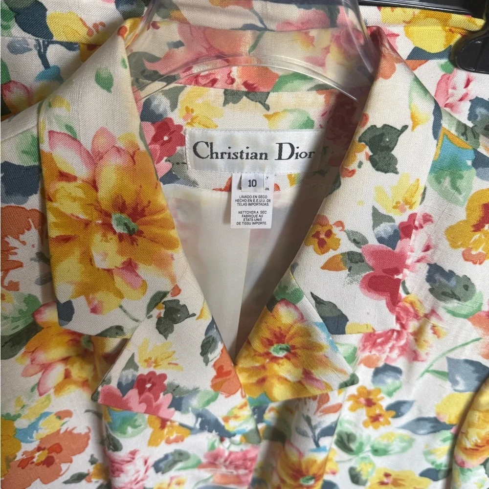 Dior christian floral