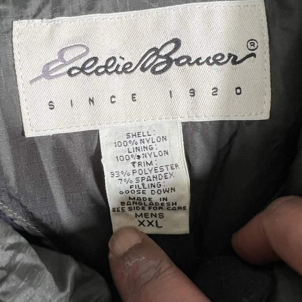 Eddie Bauer worn but