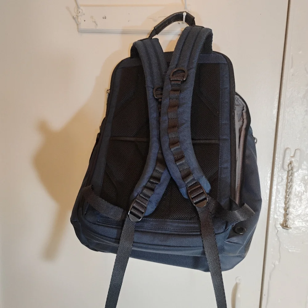 TUMI Men's Alpha Bravo Luxury Backpack Blue Read