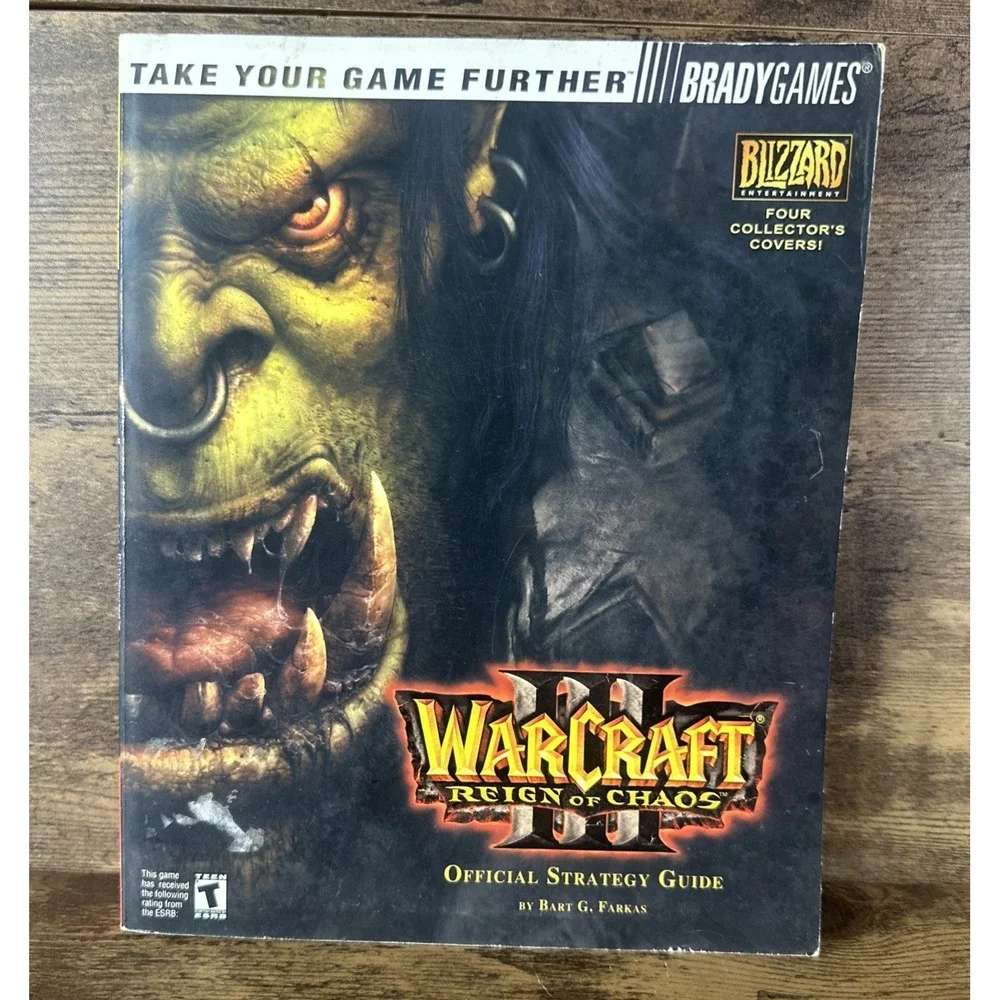 BradyGames Warcraft III Reign of Chaos Official Battle Chest Guide With Poster