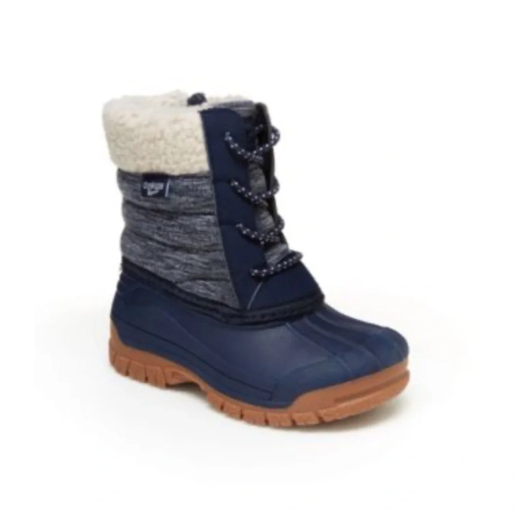 Oshkosh Blue Faux Fur Lined Snoe Cold Weather Wintet Snow Boot Toddler 5