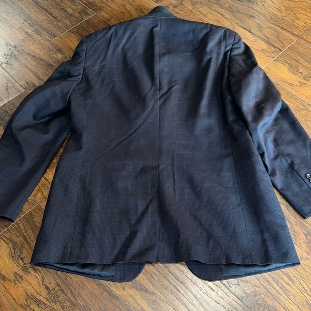Jos A Bank Vintage Classic Blue Pinstripe Men's Blazer 44L