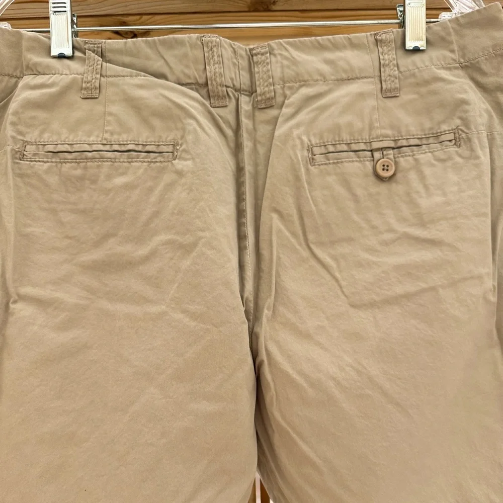 J. Crew NWOT Tan Utility Chino Classic Twill Cotton Roll Up Shorts size 12