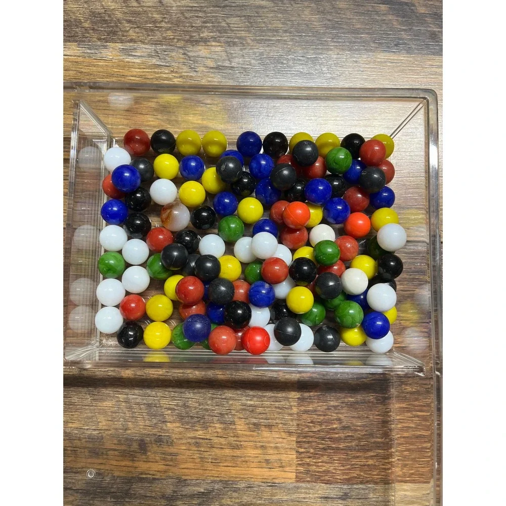 Vintage Estate Lot Colorful Marbles Assorted Mixed Colors 14.9 Ounces