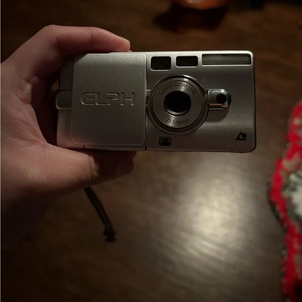 Canon camera turns