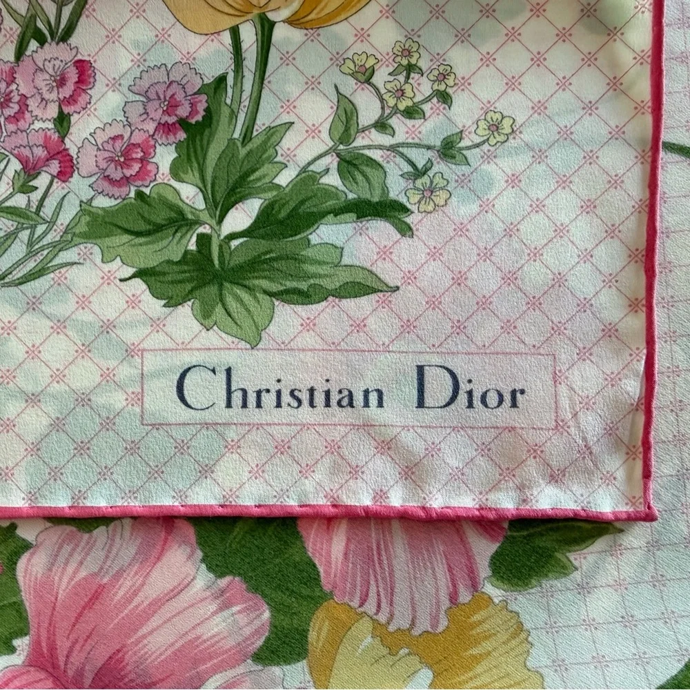 Dior christian silk