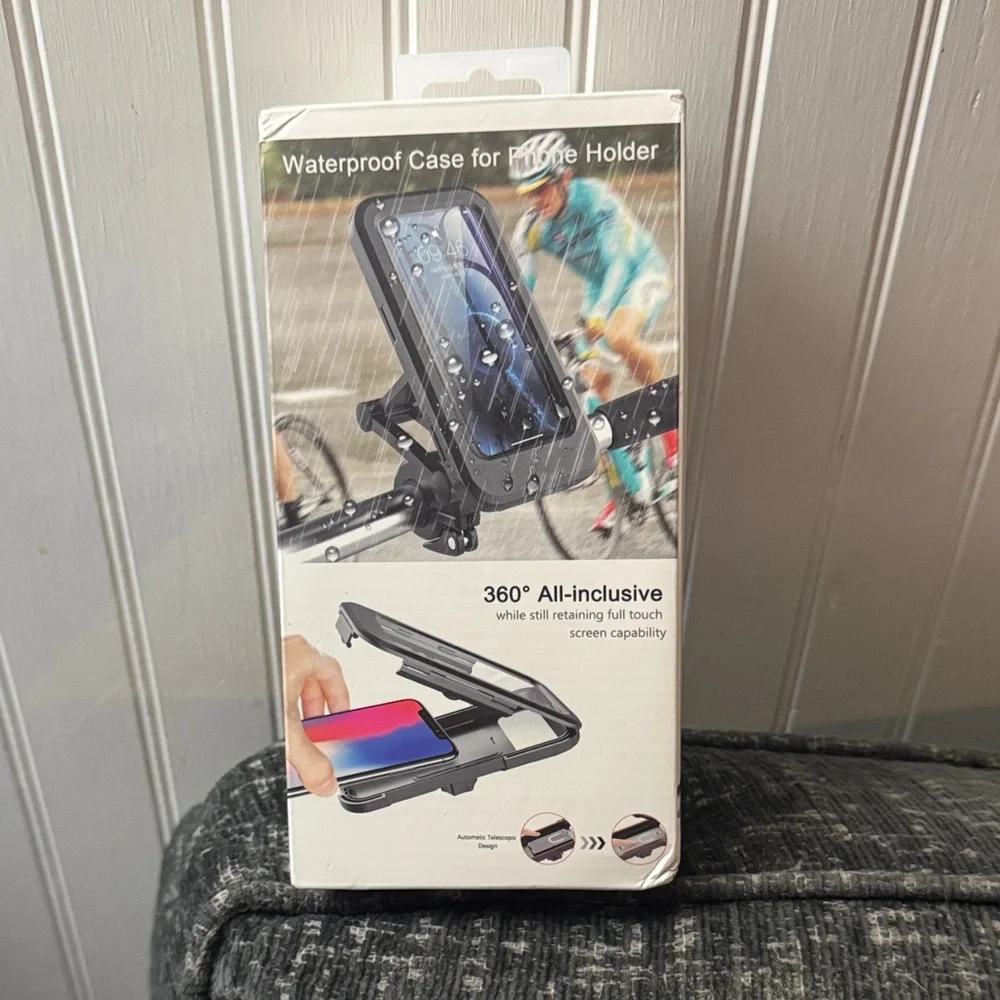 Adjustable Black Phone Mount for Bicycles