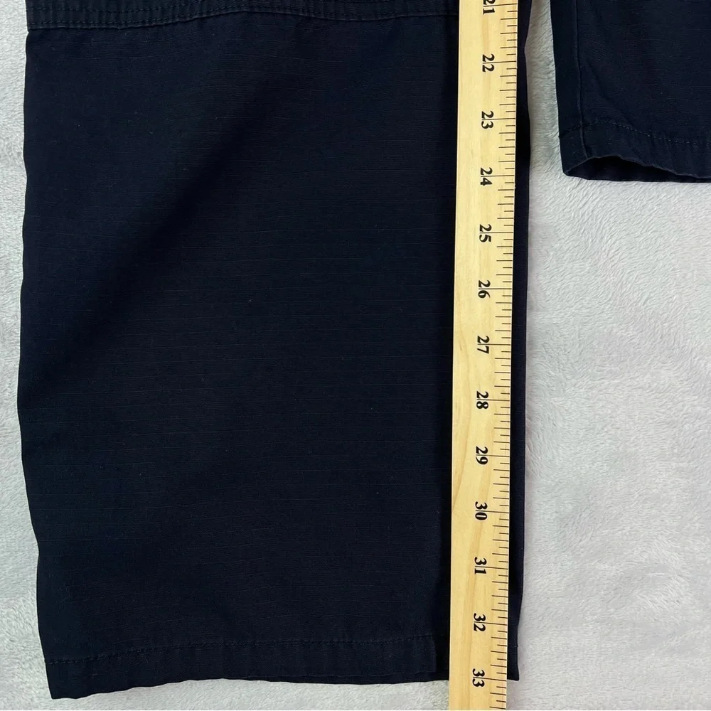 5.11 Tactical Work Pants 32 x 34 Navy Blue Elastic Waist Hammer Loop Cargo