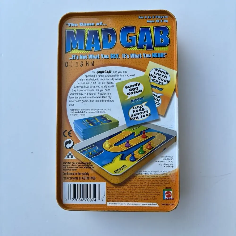 Mattel mad gab