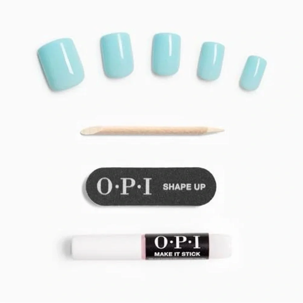 Lot of 3 Kits OPI On Point Insta Press-On Nails Suzi Without a Paddle Baby Blue