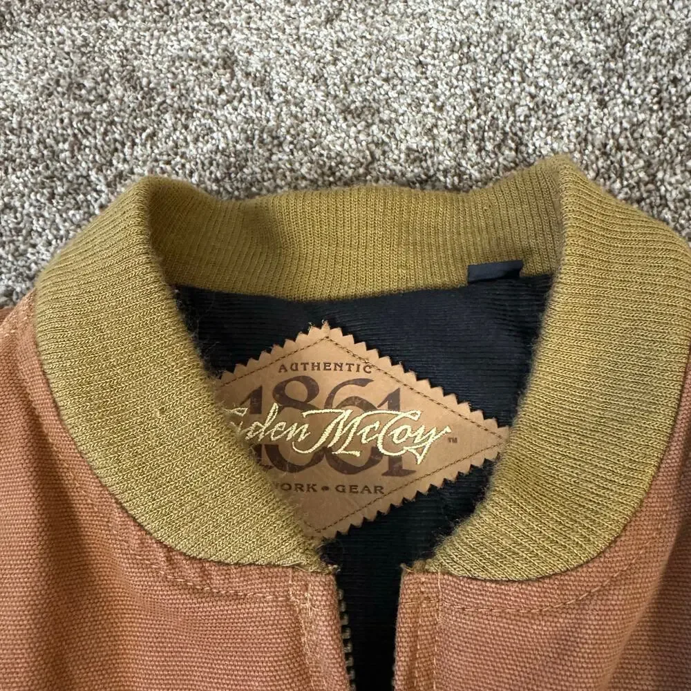 Caden McCoy Work Vest Outerwear Men's 2XL Duck Canvas Thinsulate Pockets