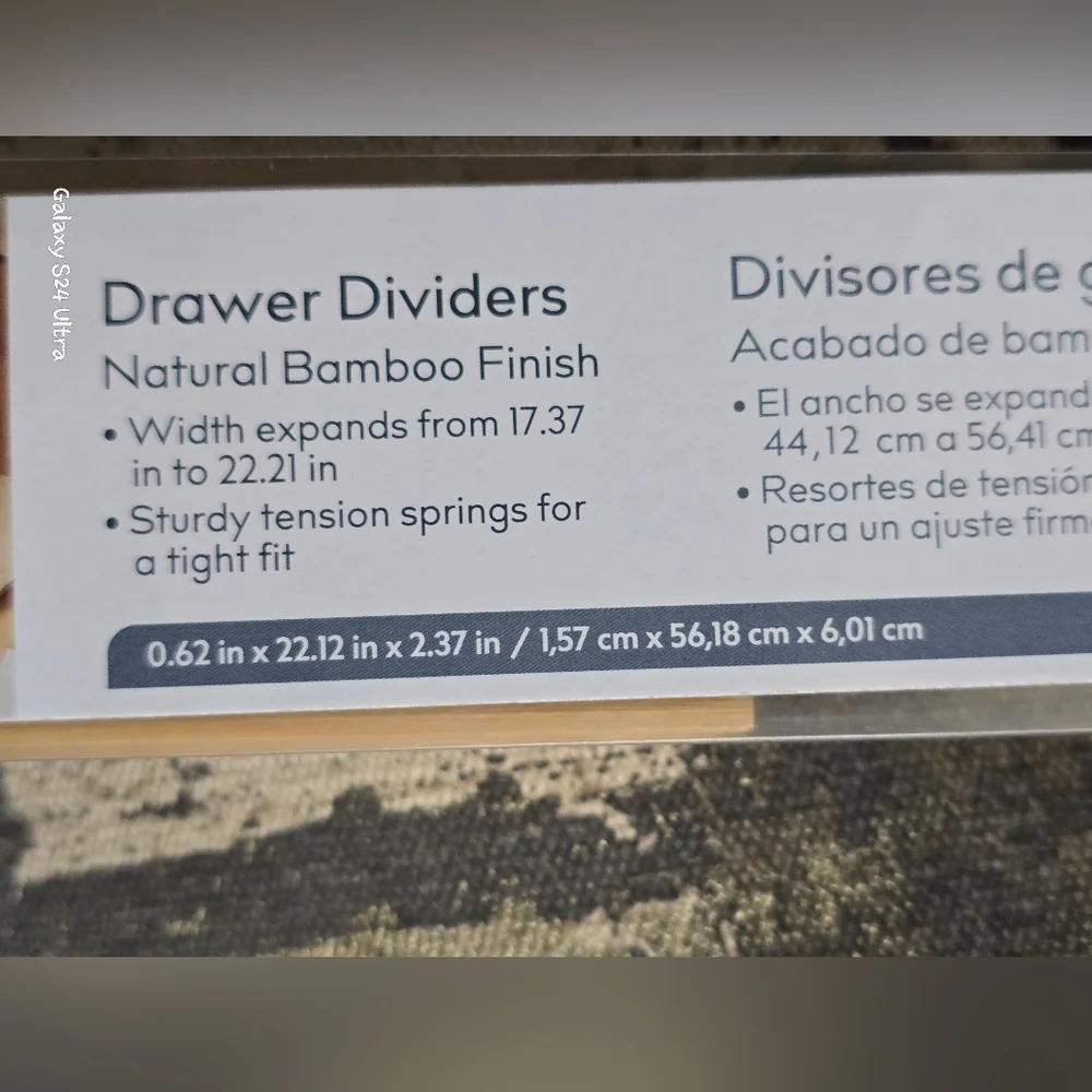 Style Selections from Lowes bamboo drawer