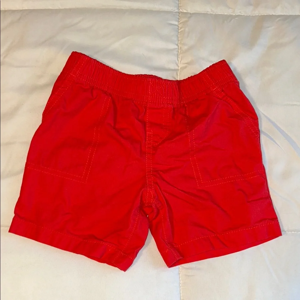 Carter’s Shorts Boys Size 24m Red Like New