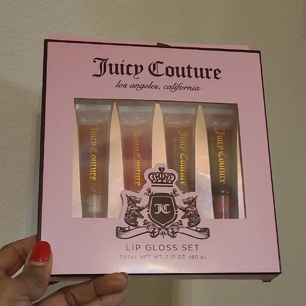 Juicy Couture Lip Gloss Collection - Pink, Gold, Brown tones