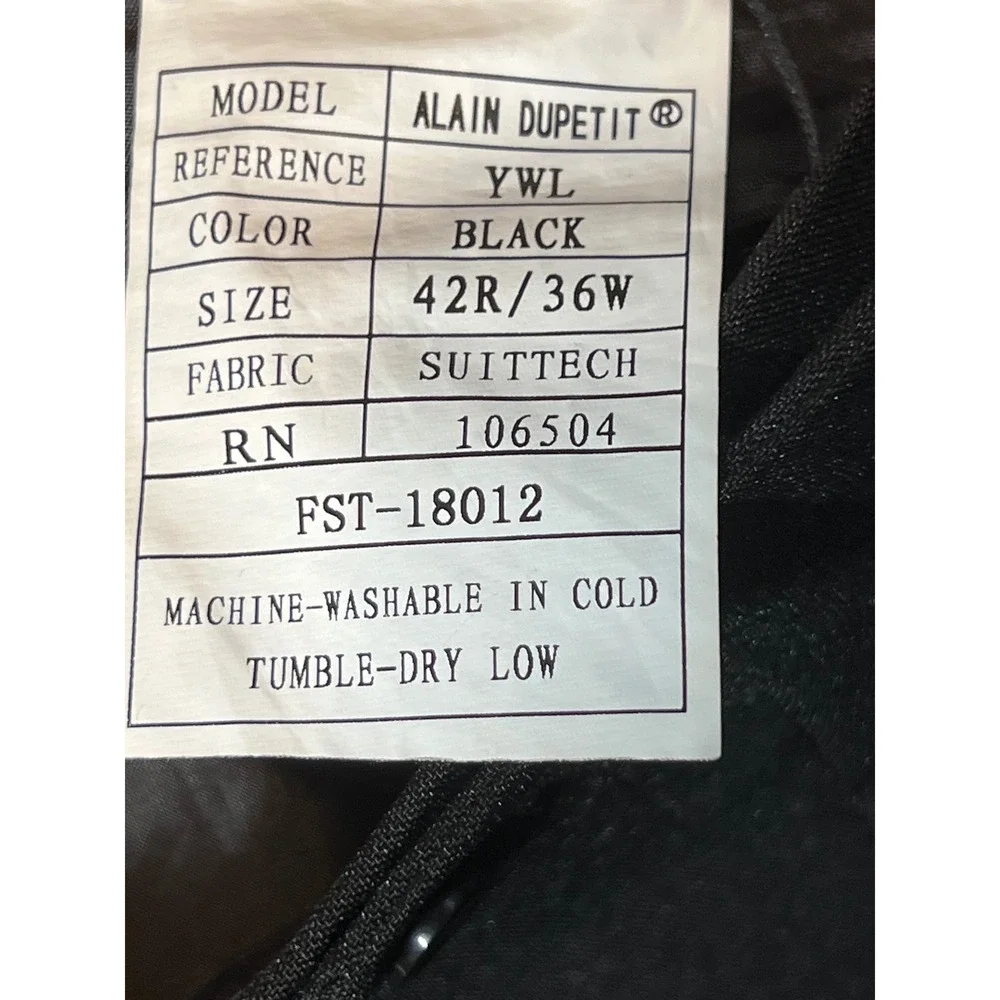 Alain Dupetit measurements waist