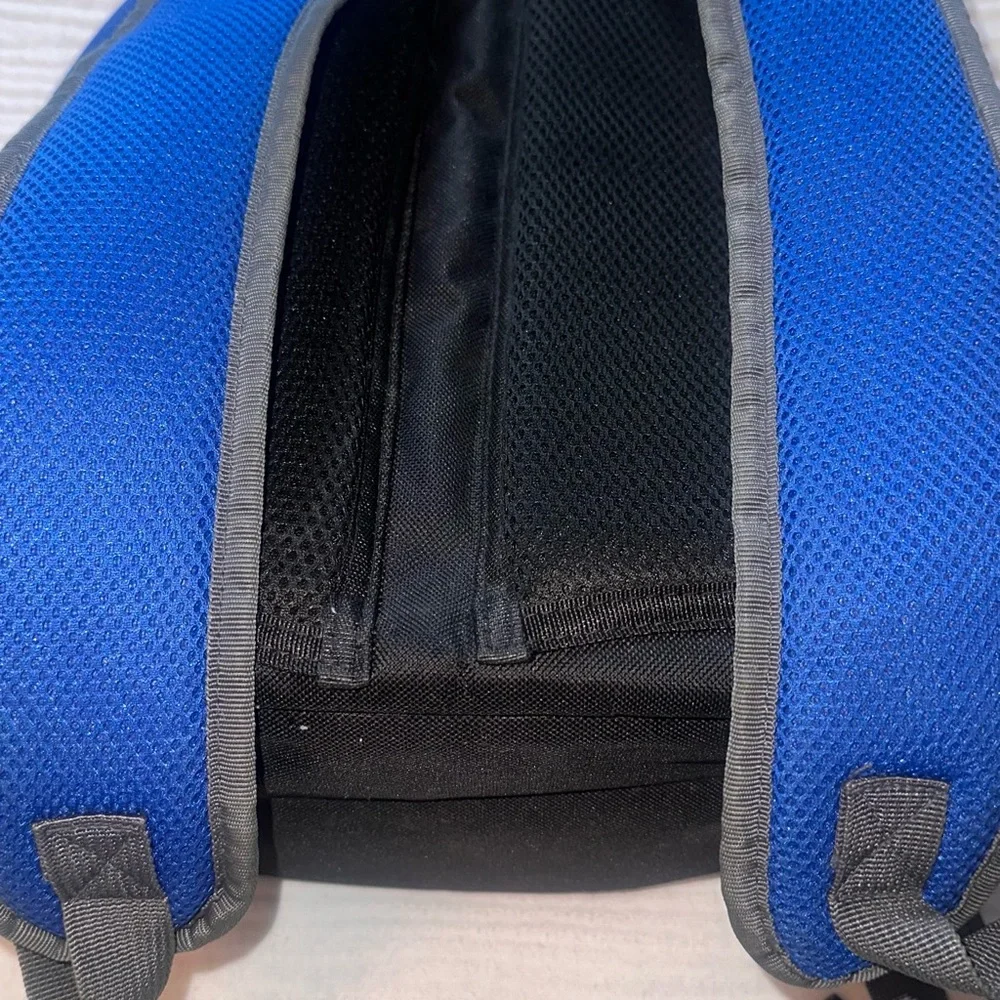 Blue and Gray Small Pet Backpack
