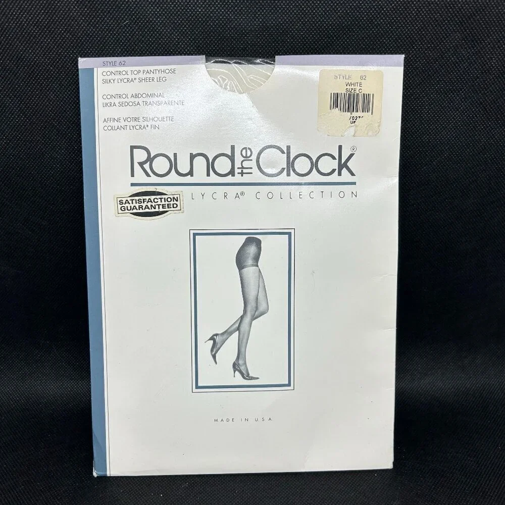 New in package Ladies Round The Clock control top pantyhose Size C