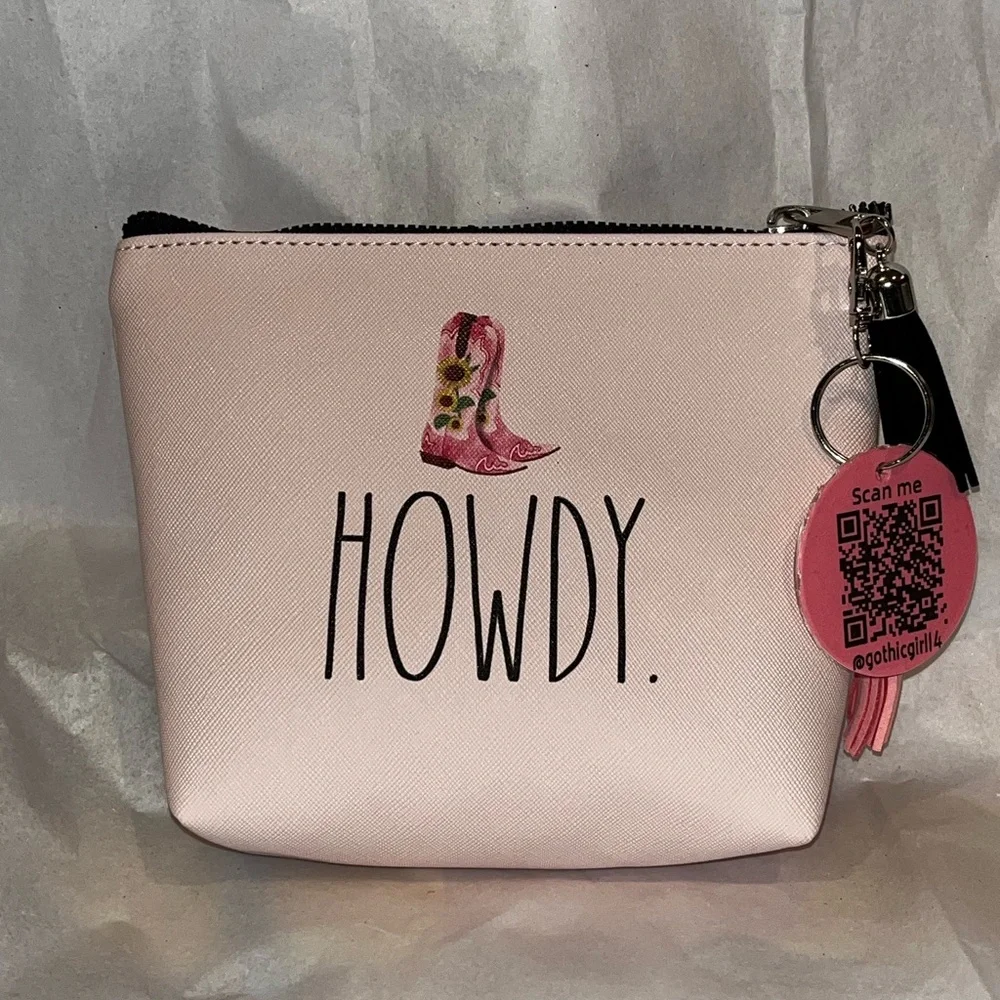 QR Code Keychain with Tassel Pick Your Color