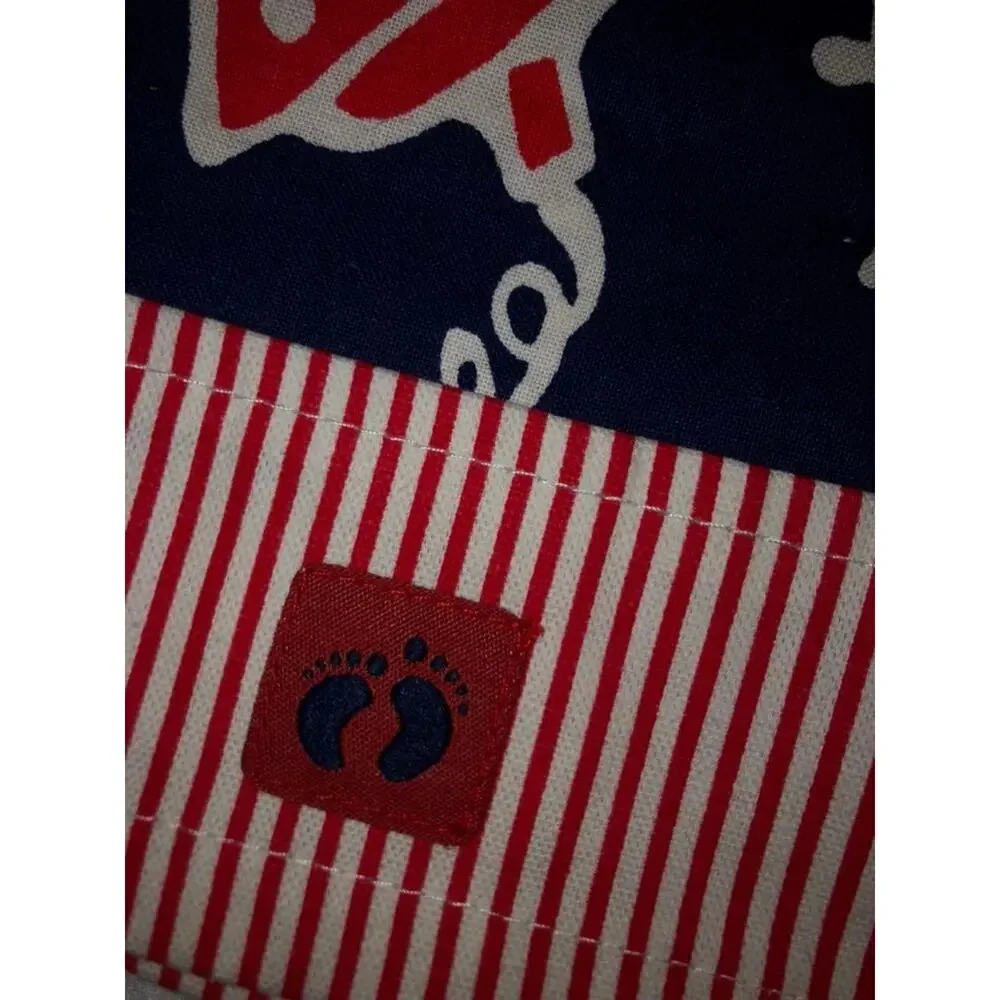 Hang Ten elastic drawstring