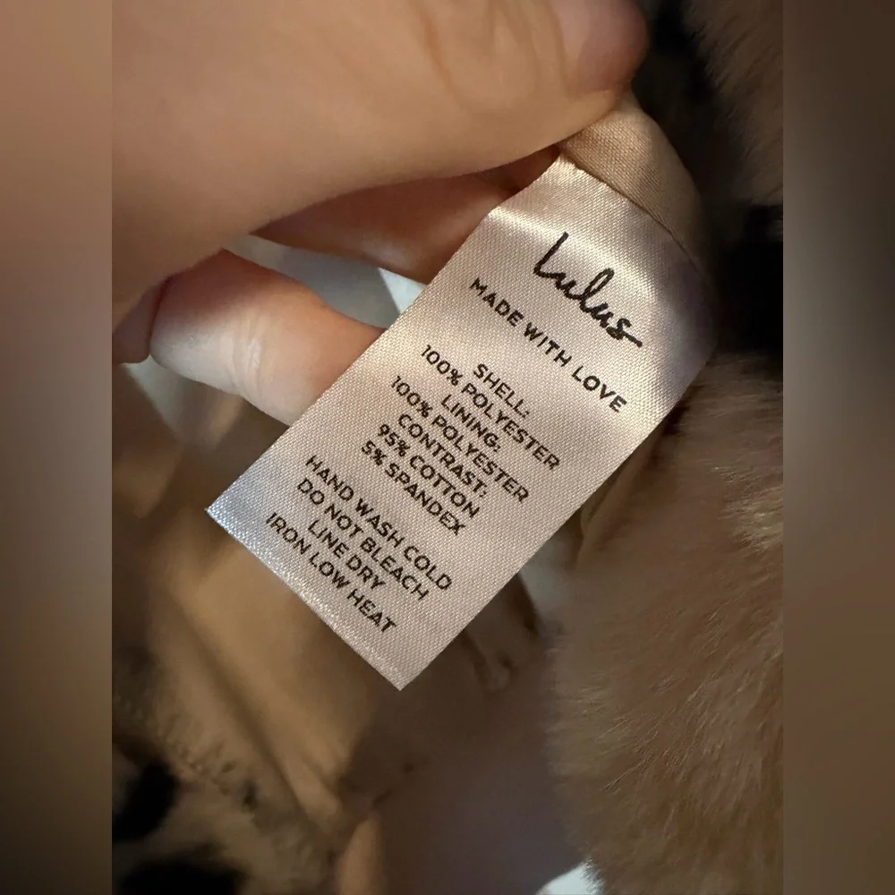 Lulus lulu faux