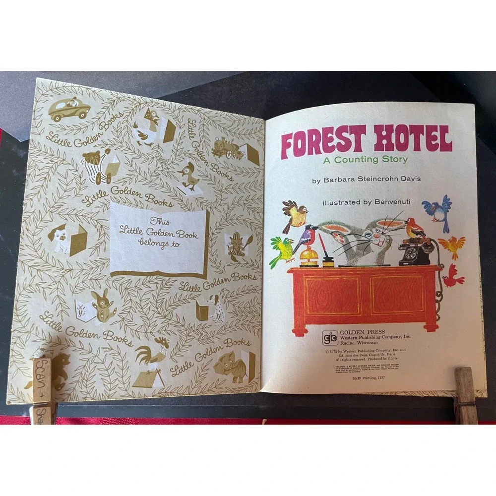 Little Golden Book forest hotel