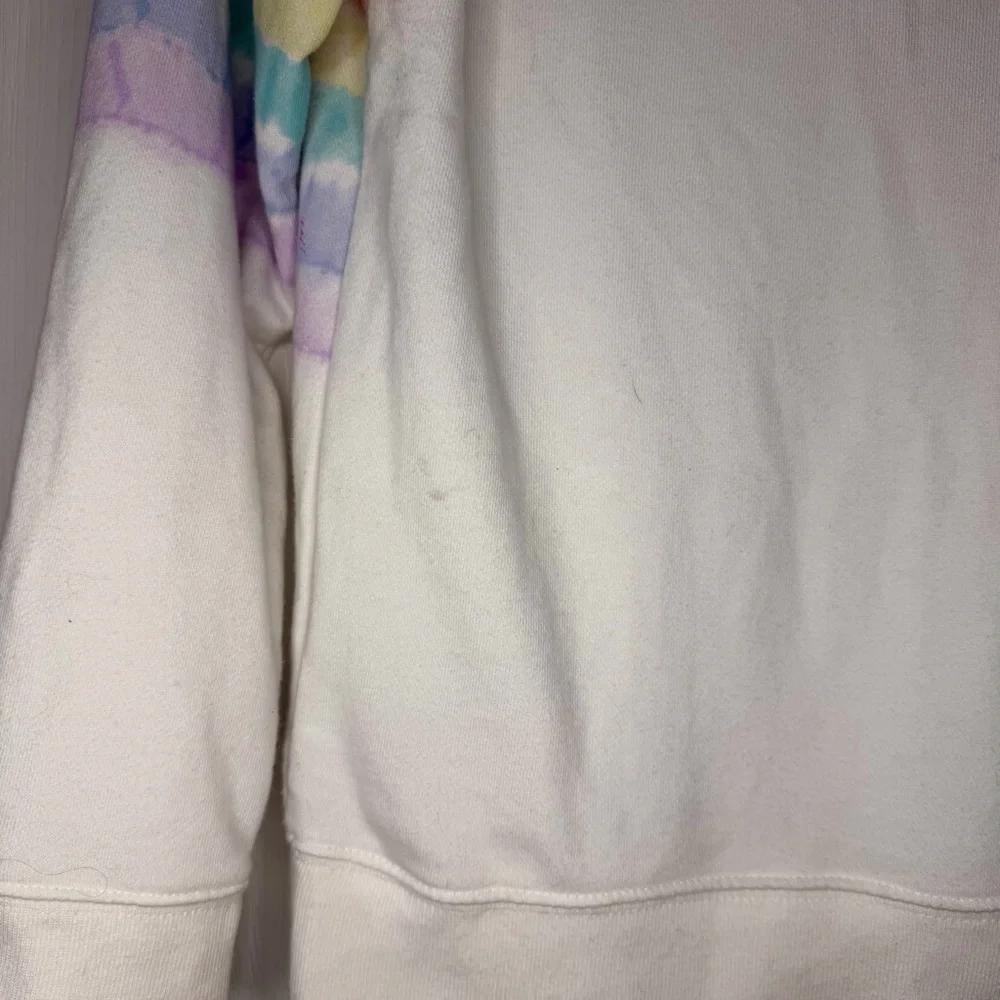 GAP Kids White Hoodie with Colorful tie dye Design size XL (12)