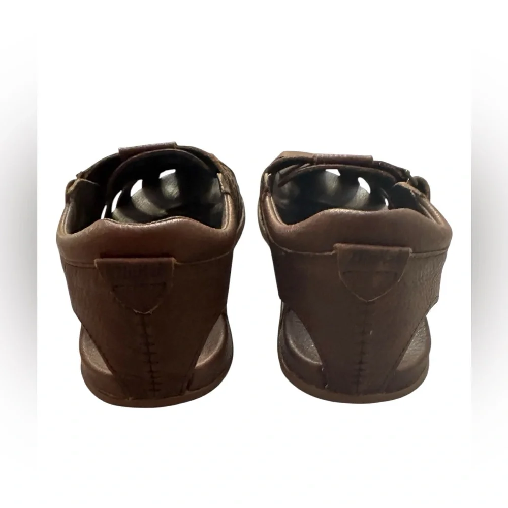 OluKai Mohalu Fisherman Leather Sandals Mens Size 9M