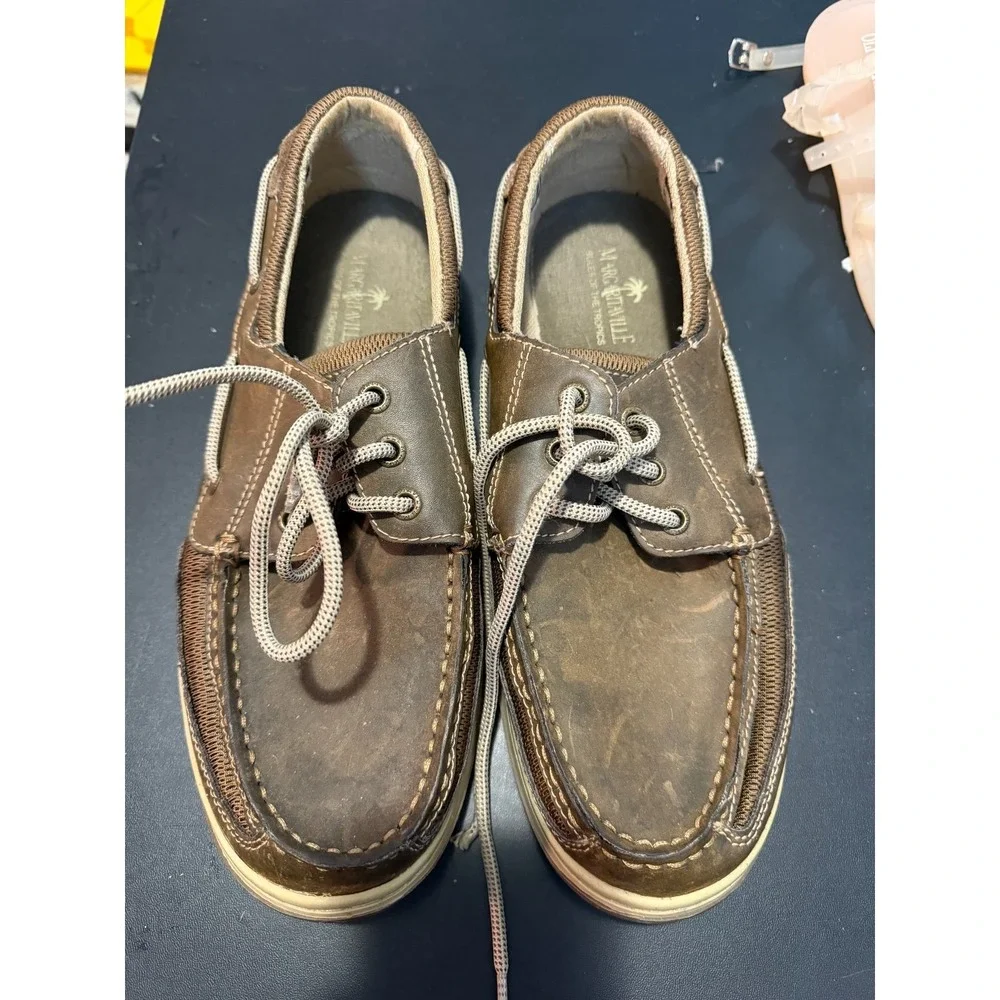 Margaritaville Brown Boat Shoes in 10