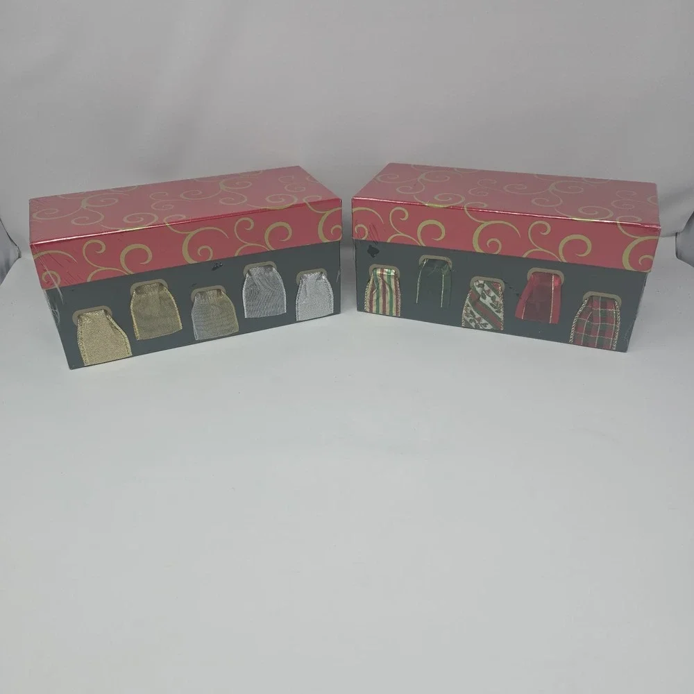 2 New Boxes Of Asorted Ribbons For Gift‎ Raping