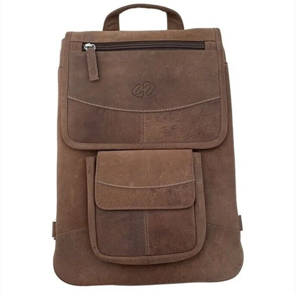 SANTORO Michael Designs The Flight Jacket iPad Mac Case Brown Leather NO STRAPS